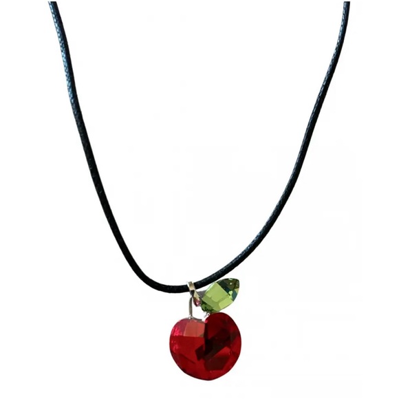 Swarovski Crystal Apple Pendant - Picture 2 of 9